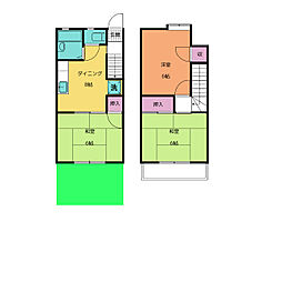 メゾン田川 2DKの間取図画像