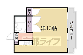 メゾン・ドゥ・ペッシュ 222 ｜ 京都府京都市右京区梅ヶ畑向ノ地町（賃貸マンション1R・2階・31.44㎡） その2