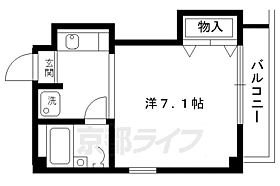 京都府京都市北区紫野上柏野町（賃貸マンション1K・1階・18.00㎡） その2