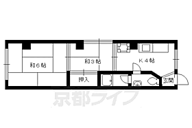 北野ハイツ 2-B ｜ 京都府京都市上京区紙屋川町（賃貸マンション2K・2階・26.40㎡） その2