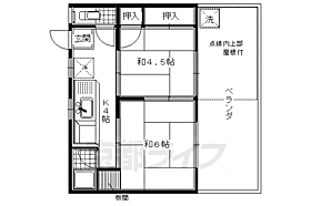 京都府京都市南区東寺町（賃貸アパート2K・2階・28.00㎡） その2