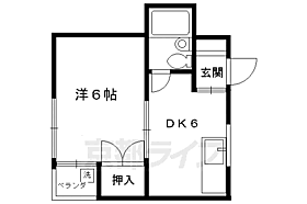 シルクハウス 202 ｜ 京都府京都市右京区西京極北衣手町（賃貸マンション1DK・2階・25.00㎡） その2