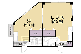 京都府京都市東山区今熊野南日吉町（賃貸マンション1LDK・2階・33.00㎡） その2