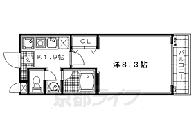 オフージュ・葛野 103 ｜ 京都府京都市右京区西京極葛野町（賃貸マンション1K・1階・21.83㎡） その2