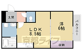 ＣＯＭＯ　ＨＯＵＳＥ 101 ｜ 京都府京都市右京区西京極東町（賃貸マンション1LDK・1階・41.00㎡） その2