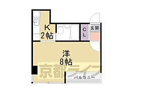 京都府京都市中京区聚楽廻西町（賃貸マンション1K・4階・20.00㎡） その2