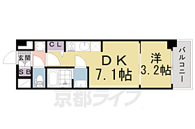 京都府京都市南区吉祥院定成町（賃貸マンション1DK・2階・25.65㎡） その2