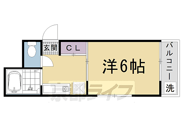 ＵＭパレス 201｜京都府京都市右京区西京極大門町(賃貸アパート1K・2階・30.00㎡)の写真 その2