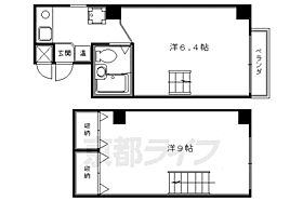 京都府京都市中京区左京町（賃貸マンション2K・5階・35.22㎡） その2