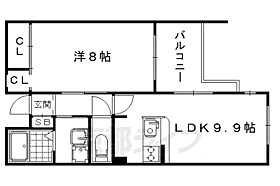 リジエール御池 403 ｜ 京都府京都市中京区西ノ京西中合町（賃貸マンション1LDK・4階・45.02㎡） その2