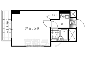 シャレー西京極 501 ｜ 京都府京都市右京区西京極西大丸町（賃貸マンション1K・5階・24.00㎡） その2