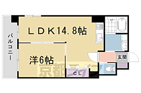 5Ｓ京都五条 601 ｜ 京都府京都市右京区西京極東大丸町（賃貸マンション1LDK・6階・45.13㎡） その2