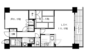 京都府京都市東山区大黒町（賃貸マンション2LDK・2階・58.24㎡） その2