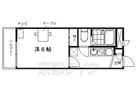 京都府京都市下京区材木町（賃貸アパート1K・2階・19.87㎡） その2