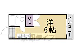 Ｎｅｗ　Ｓｈａｒｐ 3階1Kの間取り