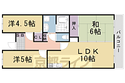 グラン・シャリオ 3階3LDKの間取り
