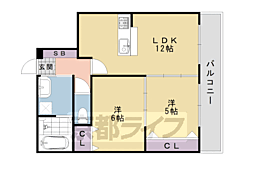 Ｆｉｒｓｔ　ｈｉｌｌｓ　Ｔａｈａｒａ 1階2LDKの間取り