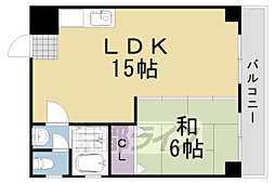 Ｌｉｏ・25 3階1LDKの間取り