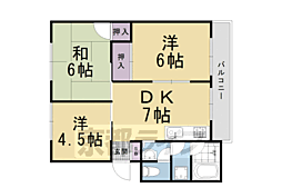コーポ前田 3階3DKの間取り