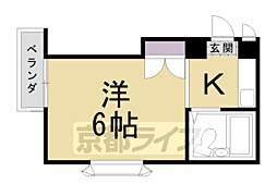 Ｃｈｅｅｒ　Ｈｏｕｓｅ　杢 2階1Kの間取り