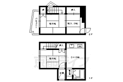 リエール北野 1階1Kの間取り