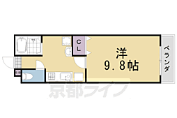 セントフローレンスＯＮＥ 2階1Kの間取り