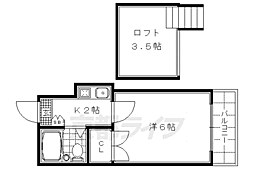 レオパレス西院 I・II 2階
