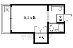メゾンヴェール21 1DKの間取図画像