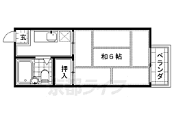 プリシード淀駅前ビル 1Kの間取図画像