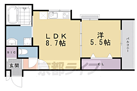 京都府京都市東山区塩小路通大和大路東入3丁目南瓦町（賃貸アパート1LDK・3階・35.65㎡） その2