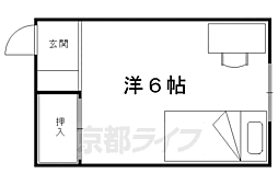 翠明アパート ワンルームの間取図画像