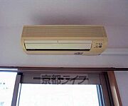 エアコンも付いています