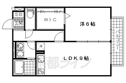 瀬田メディエートプラザD棟 1LDKの間取図画像
