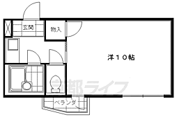 メゾン・ド・ヴァルチェ 1Kの間取図画像
