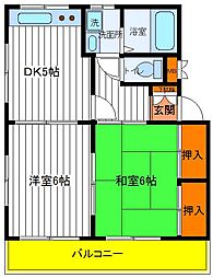 間取図画像 2DK