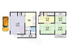 京都府京都市山科区西野山百々町（賃貸一戸建4K・1階・69.56㎡） その2