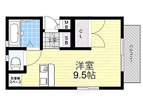 京都府京都市山科区椥辻番所ケ口町（賃貸マンション1R・3階・28.00㎡） その2