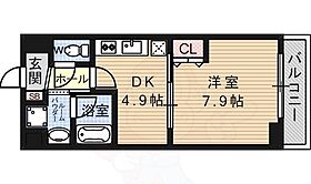 滋賀県大津市大萱１丁目12番5号（賃貸マンション1DK・5階・30.45㎡） その2