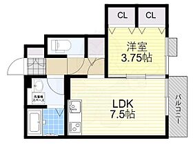 滋賀県大津市大将軍１丁目4番5号（賃貸アパート1LDK・1階・33.39㎡） その2