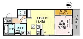 滋賀県大津市大門通（賃貸アパート1LDK・1階・42.10㎡） その2