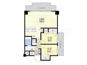 京都府京都市山科区椥辻東浦町（賃貸マンション2LDK・6階・63.97㎡） その2