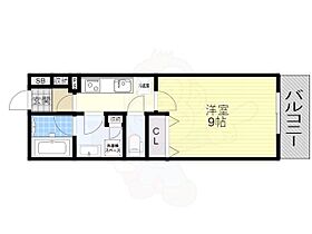 京都府京都市山科区東野片下リ町（賃貸マンション1K・6階・30.93㎡） その2