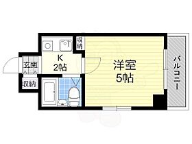 滋賀県大津市中央１丁目（賃貸マンション1K・5階・15.40㎡） その2