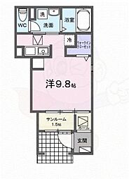 上月ハイツ 1階/-