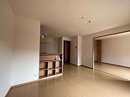 京阪京津線 四宮駅 徒歩7分の賃貸アパート 2階2LDKのリビング/ダイニング