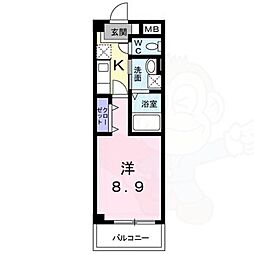 間取図画像 1K