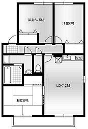 セジュール木乃原D 2階