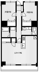 リヴィエールタジマ 2LDKの間取図画像