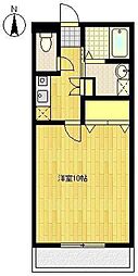 SERAI七番館 1Kの間取図画像