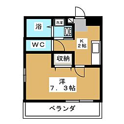間取図画像 1K